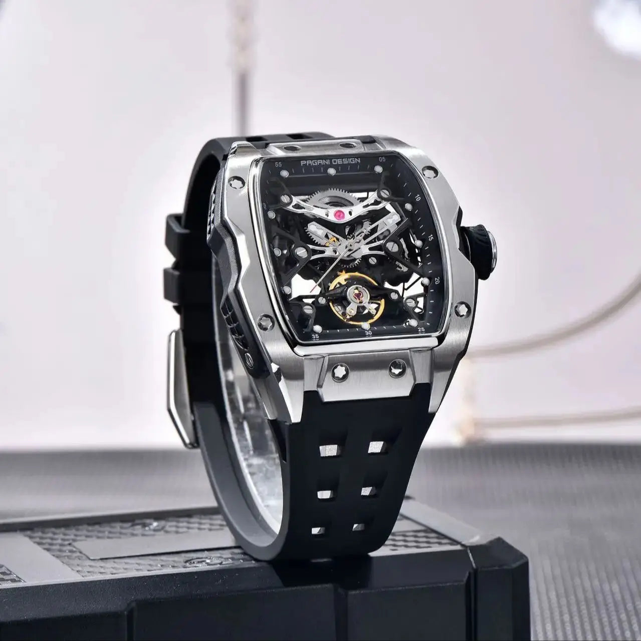 PAGANI DESIGN PD-YS018 Skeleton Automatic Watch