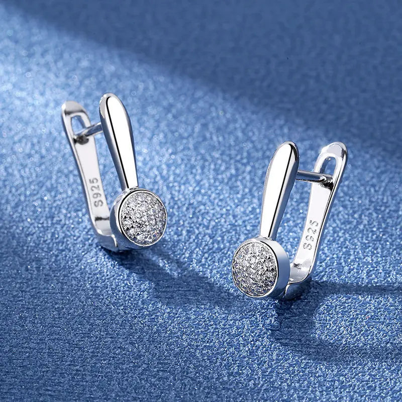 925 Sterling Silver Earrings Jewelry High Quality