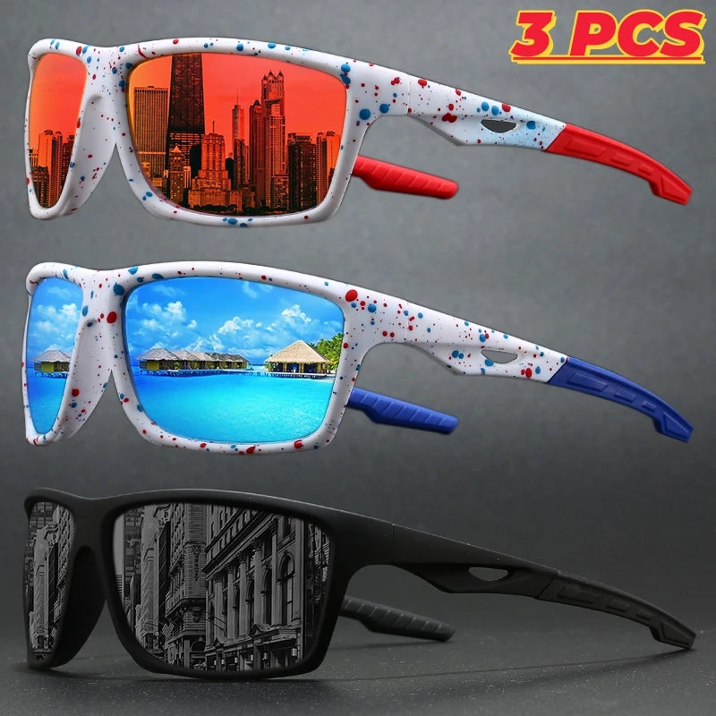 VEGUEROS Sport Goggle Polarized Sunglasses