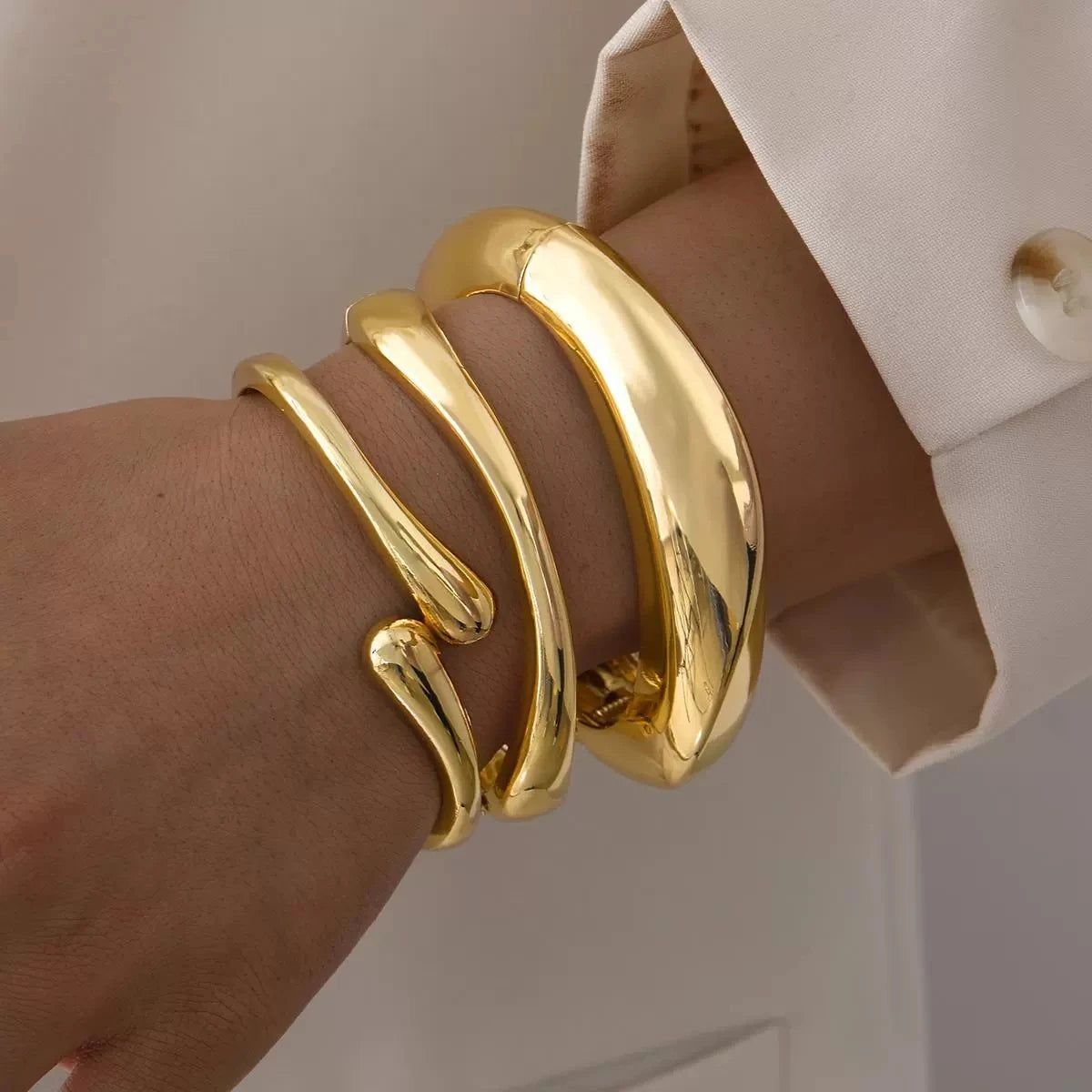 Elara Open Cuff Bracelet
