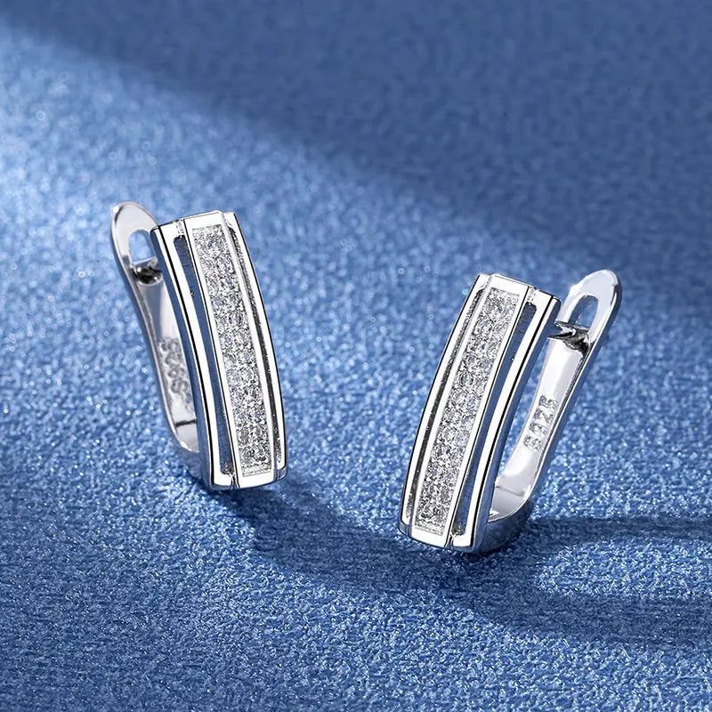 925 Sterling Silver Earrings Jewelry High Quality