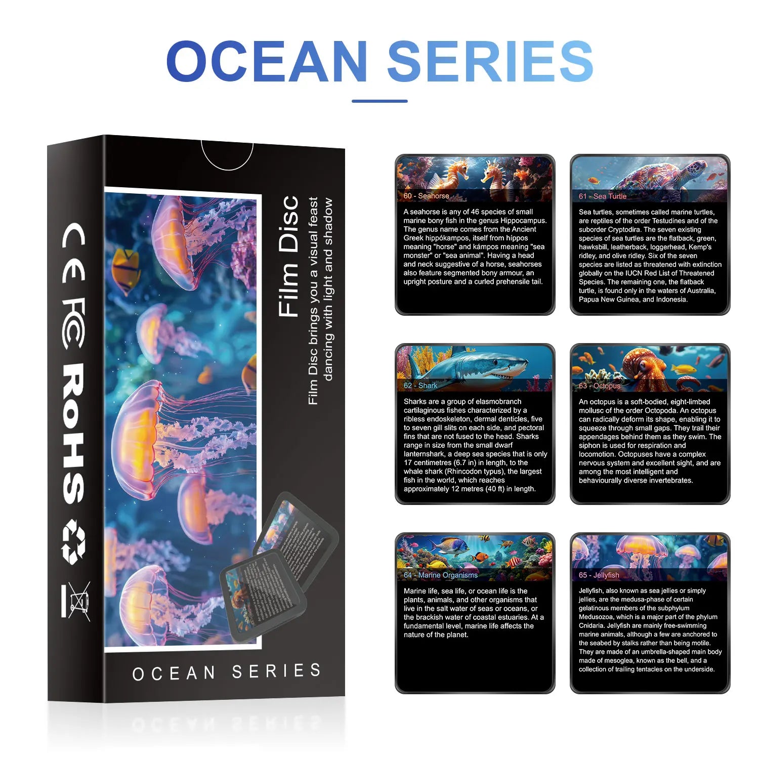 Galaxy Projector Film Disc Set 6 Pack