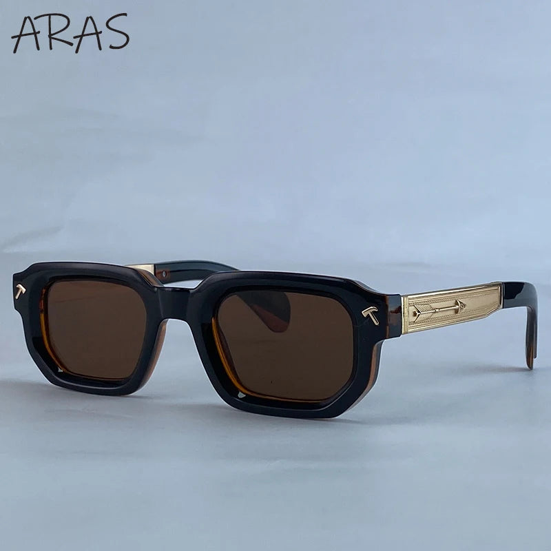 ARAS Vintage Polarized Square Sunglasses