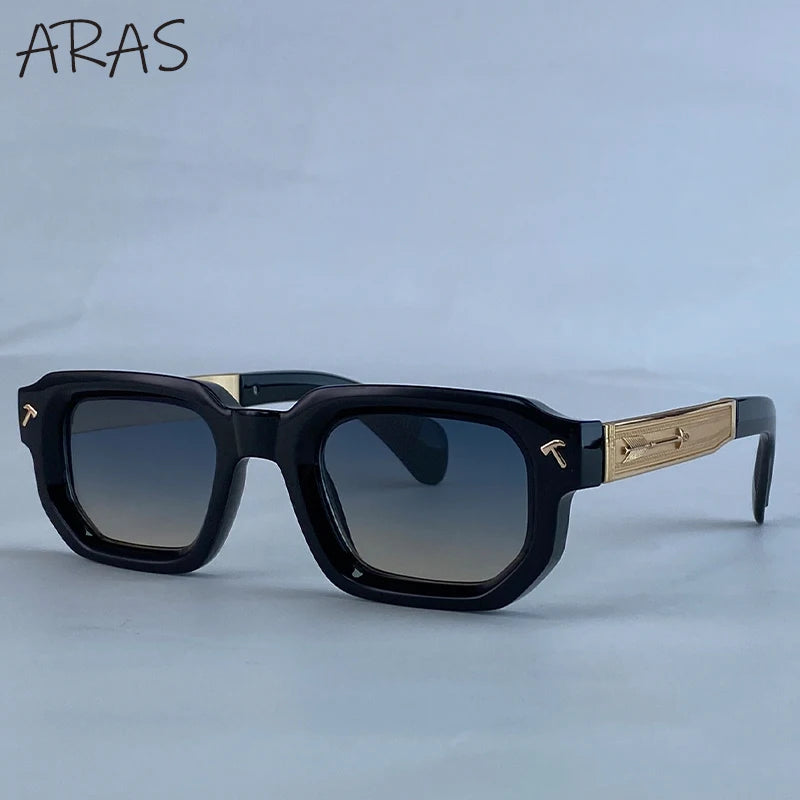 ARAS Vintage Polarized Square Sunglasses