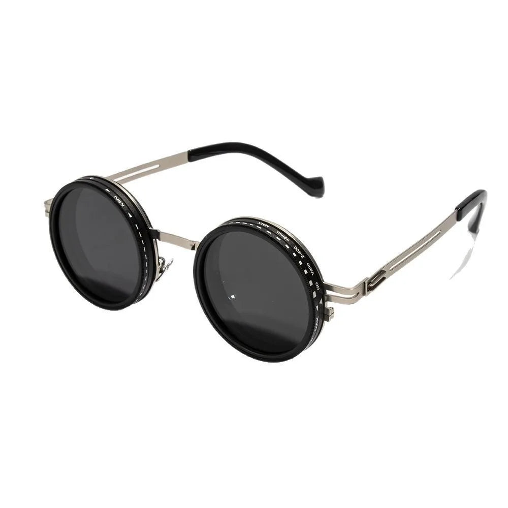 New unisex handmade Glazzy Polarized Circular Sunglasses