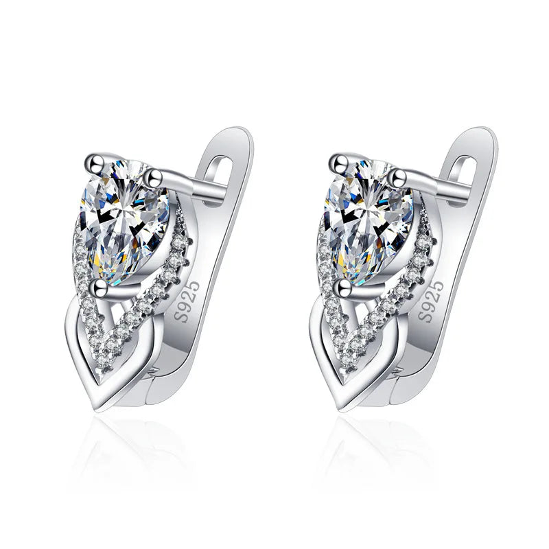 925 Sterling Silver Earrings Jewelry High Quality