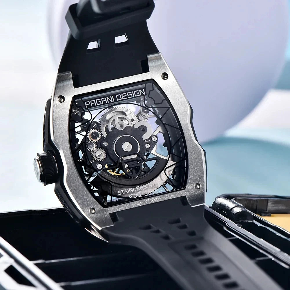 PAGANI DESIGN PD-YS018 Skeleton Automatic Watch
