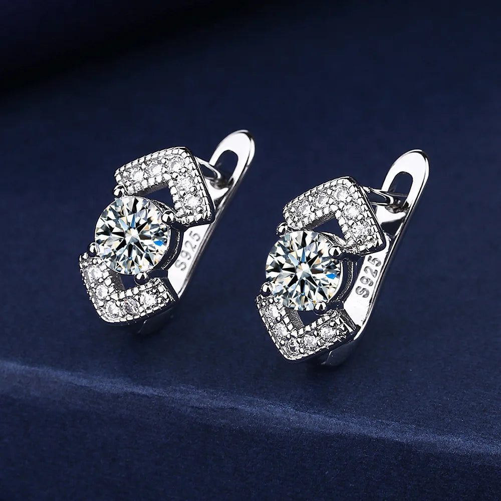 925 Sterling Silver Earrings Jewelry High Quality