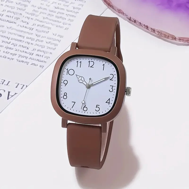 Viva Watch Fashion Silicone Band Women Quartz Watches