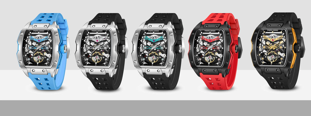 2024 New PAGANI DESIGN 42MM Skeleton Dial Men Mechanical Watch