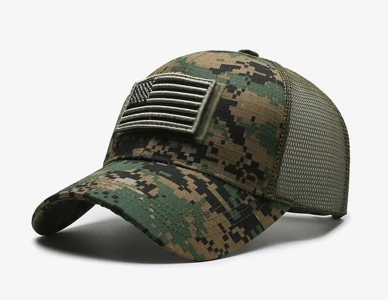 FlexFit Mesh Cap - army look