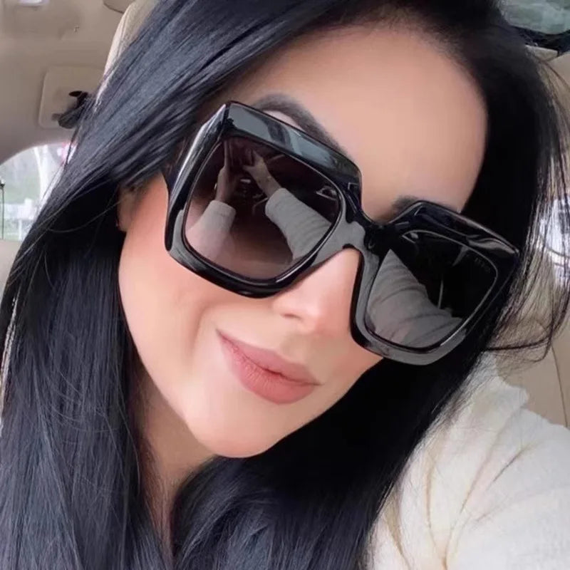 LONSY Travel Chic Square Sunglasses