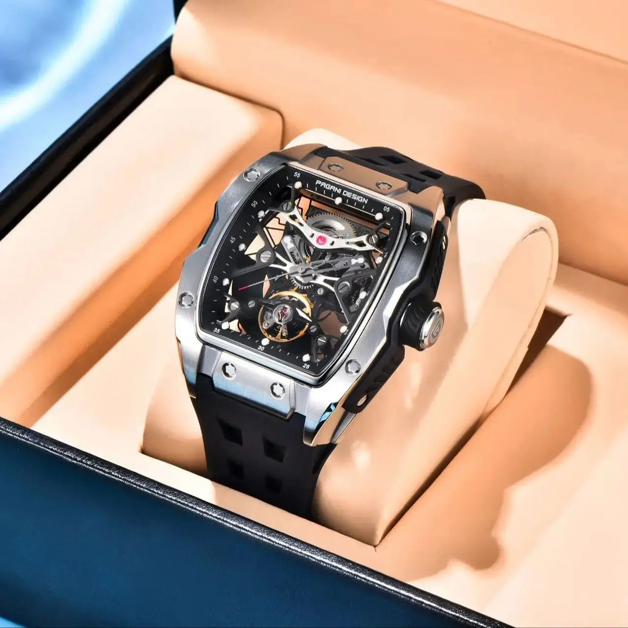 PAGANI DESIGN PD-YS018 Skeleton Automatic Watch