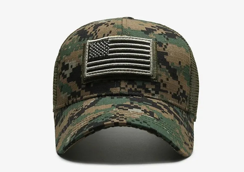 FlexFit Mesh Cap - army look
