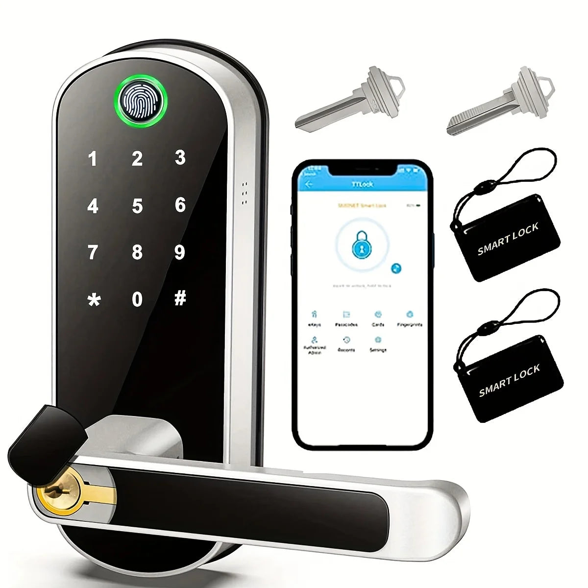 Smart WiFi Fingerprint Door Lock B05