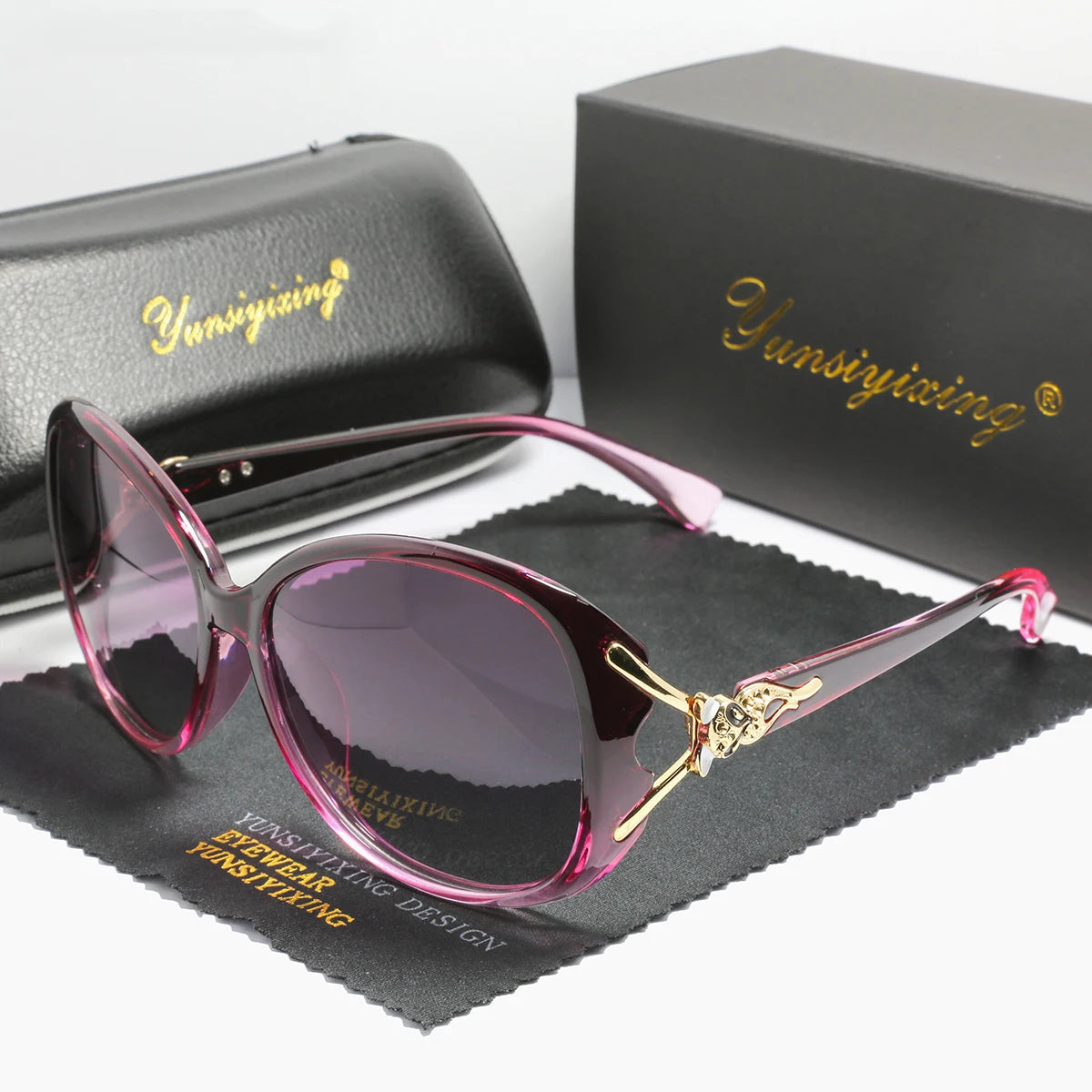YUNSIYIXING Luxe Butterfly Sunglasses