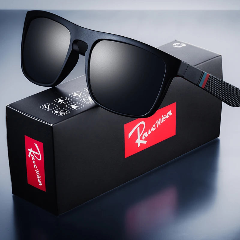RAVENISA Polarized Rectangle Sunglasses