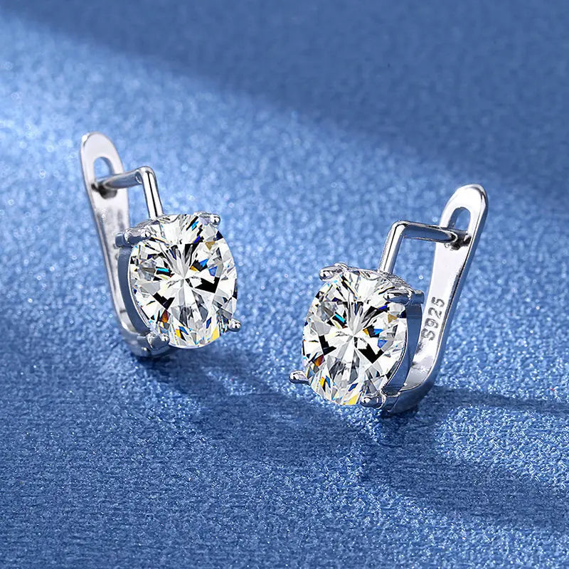 925 Sterling Silver Earrings Jewelry High Quality