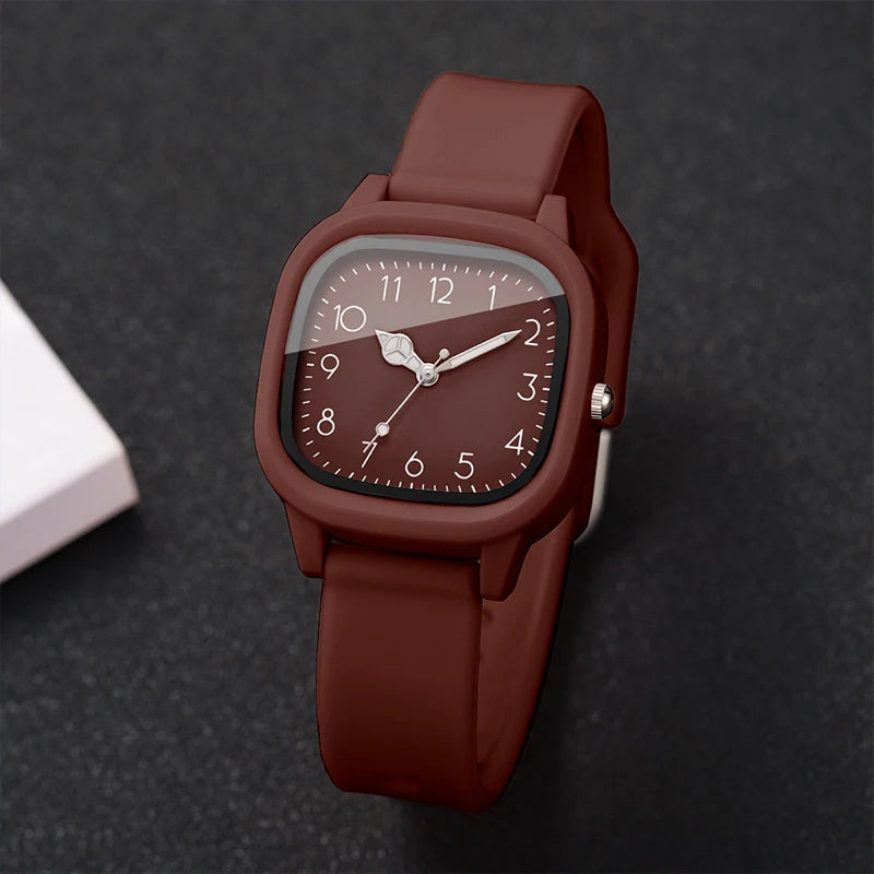 Viva Watch Fashion Silicone Band Women Quartz Watches