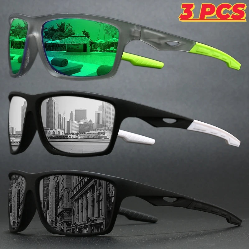 VEGUEROS Sport Goggle Polarized Sunglasses