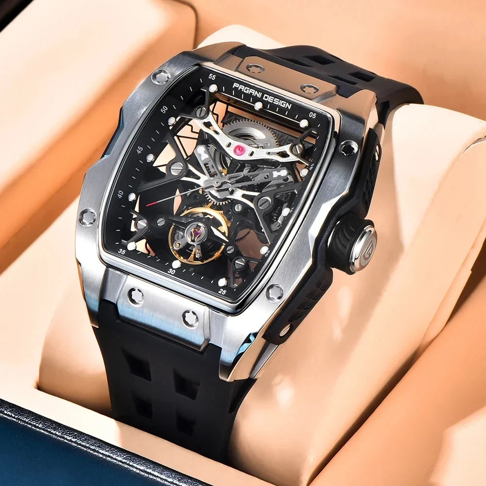 PAGANI DESIGN PD-YS018 Skeleton Automatic Watch