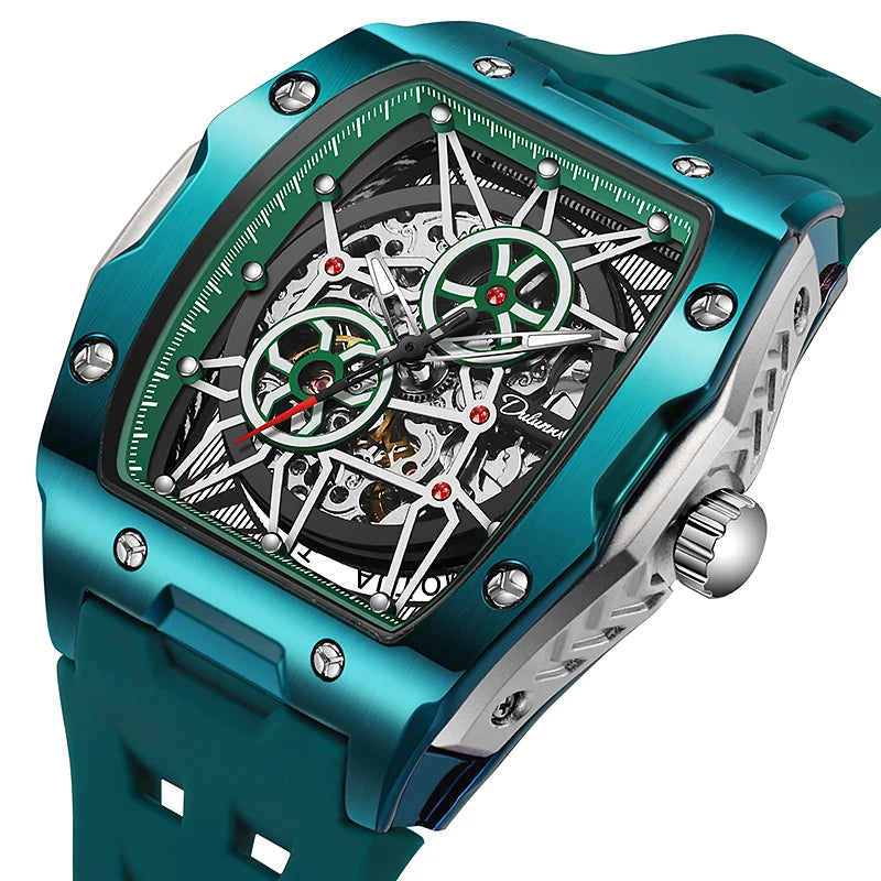 DULUNWE Skeleton Automatic Watch