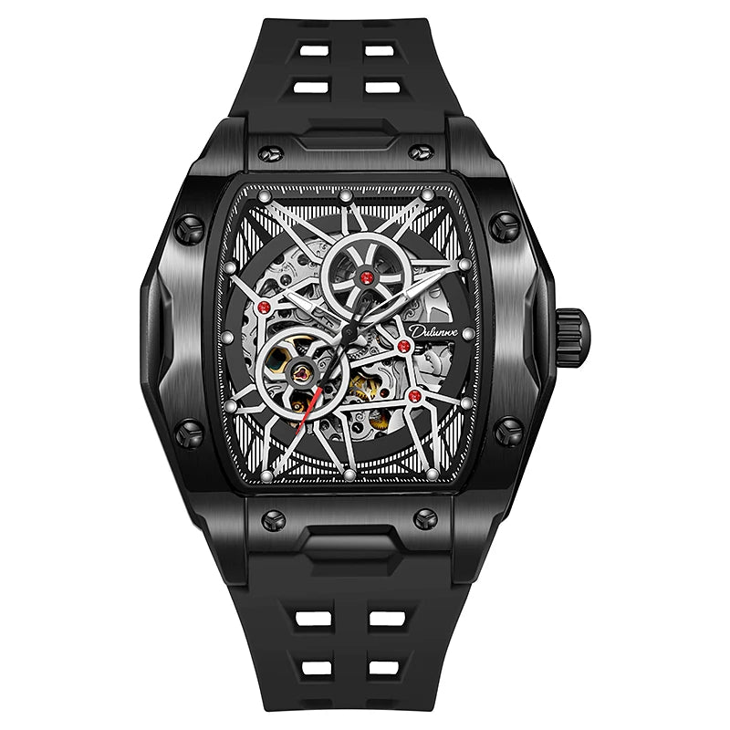 DULUNWE Skeleton Automatic Watch