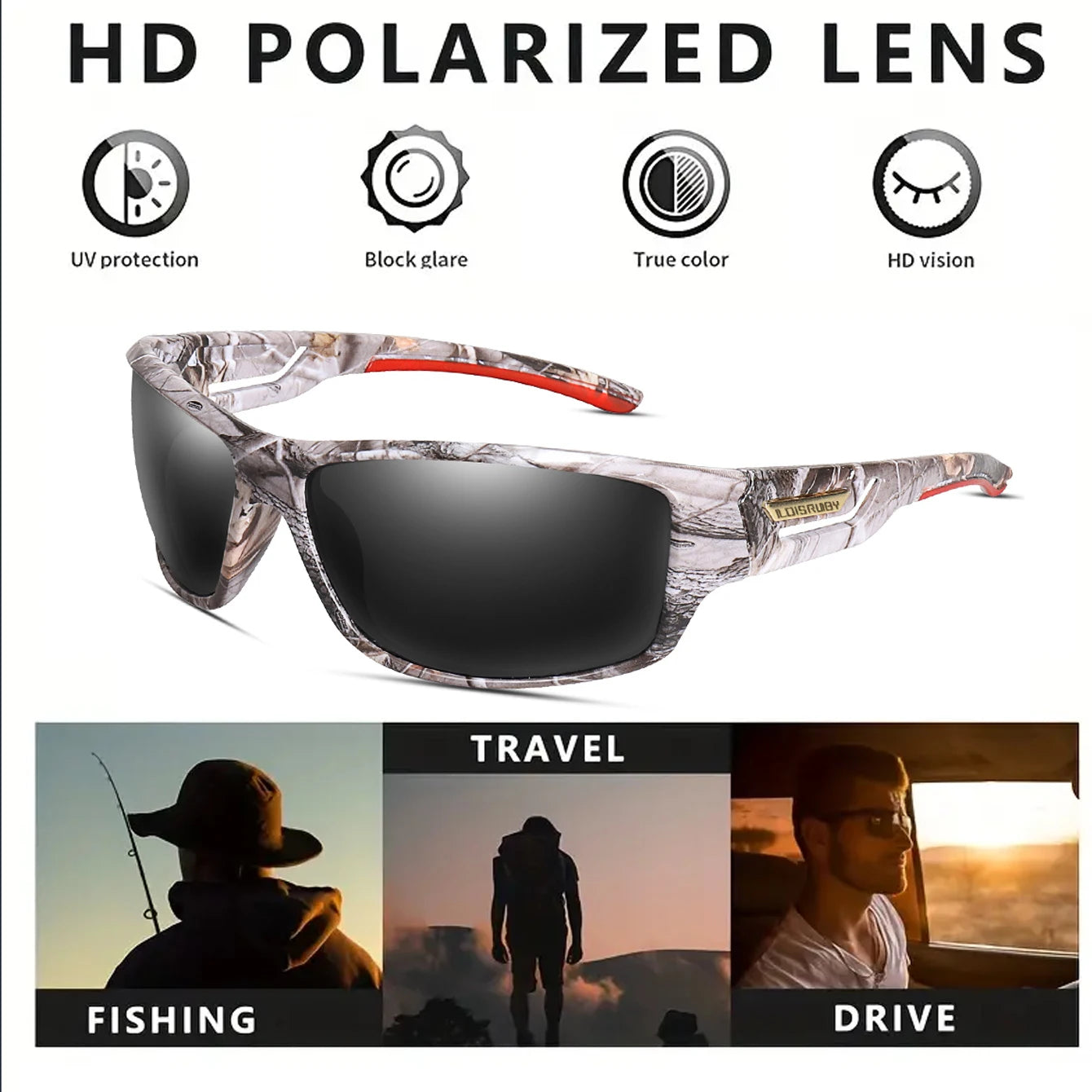 LOISRUBY RoadPro Polarized Sunglasses