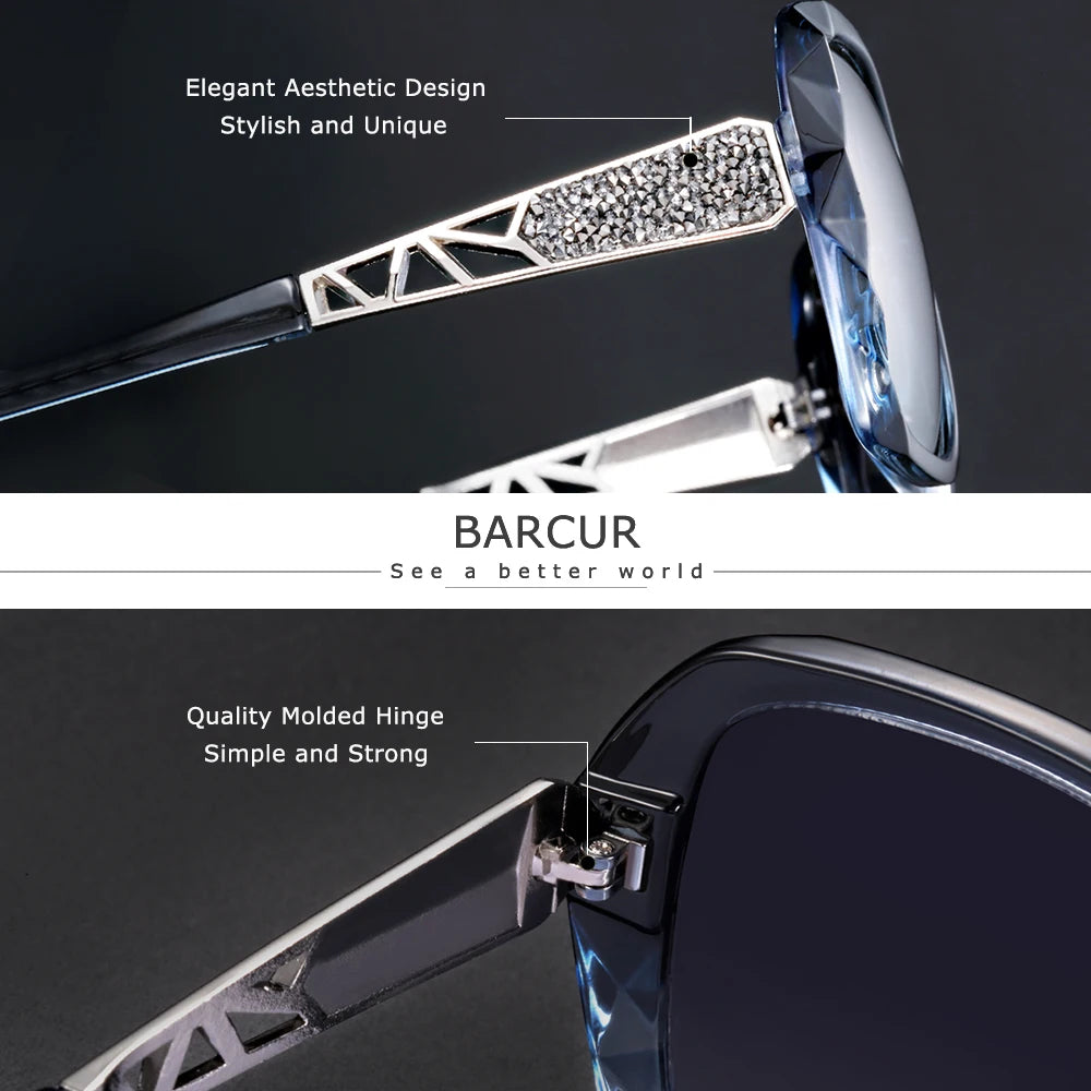 BARCUR Elegance Oval Sunglasses