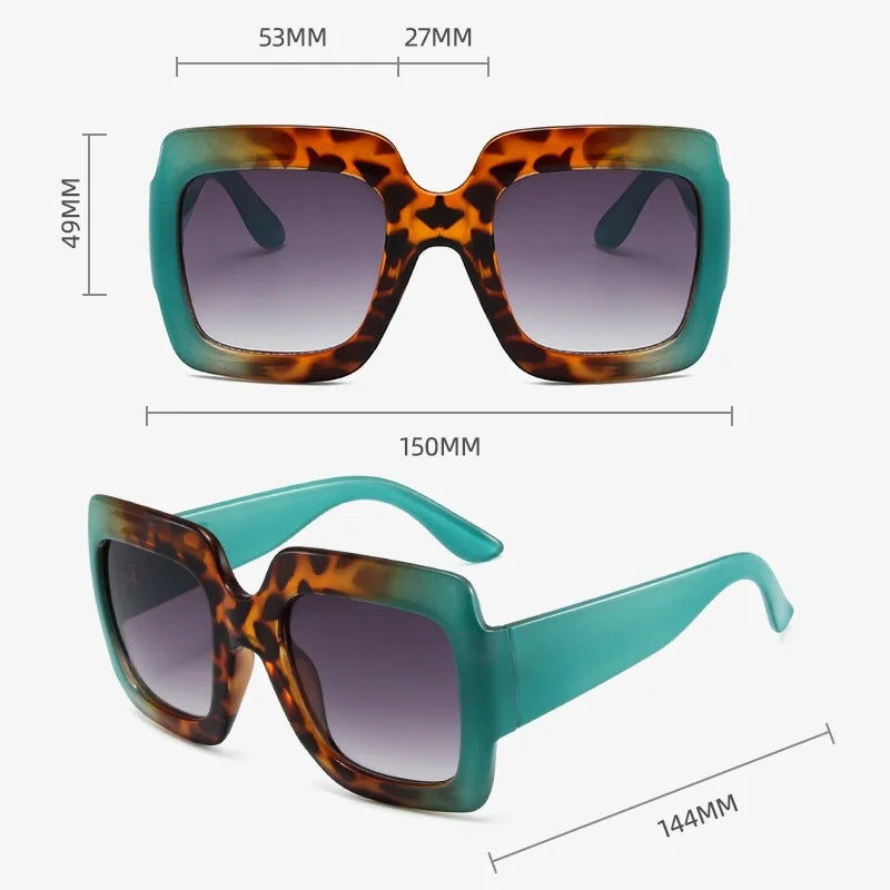 LONSY Travel Chic Square Sunglasses