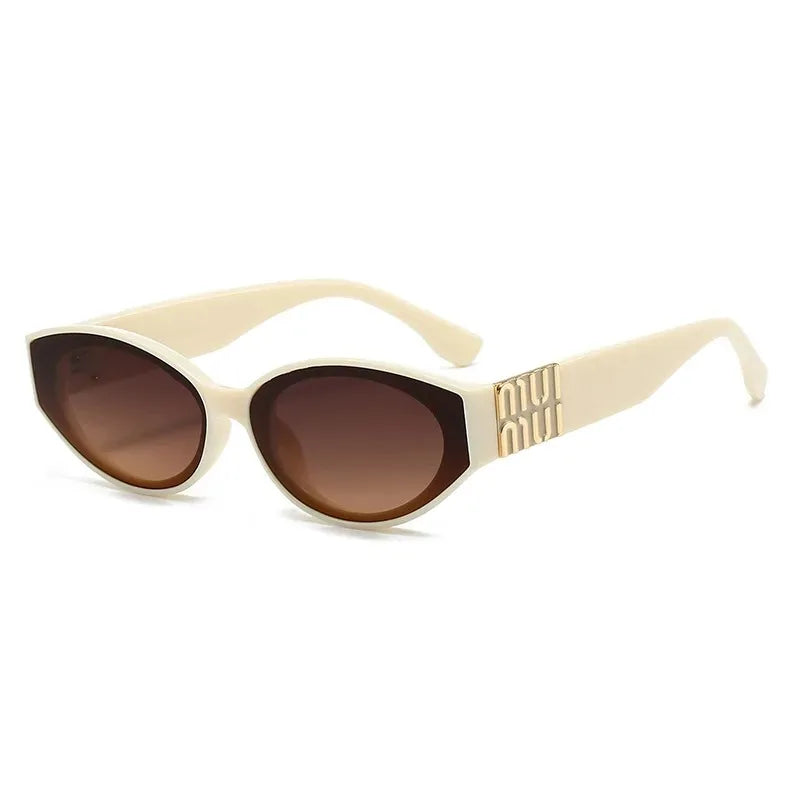 TAFN Gradient Oval Sunglasses