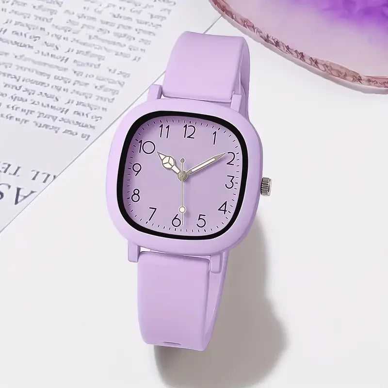 Viva Watch Fashion Silicone Band Women Quartz Watches