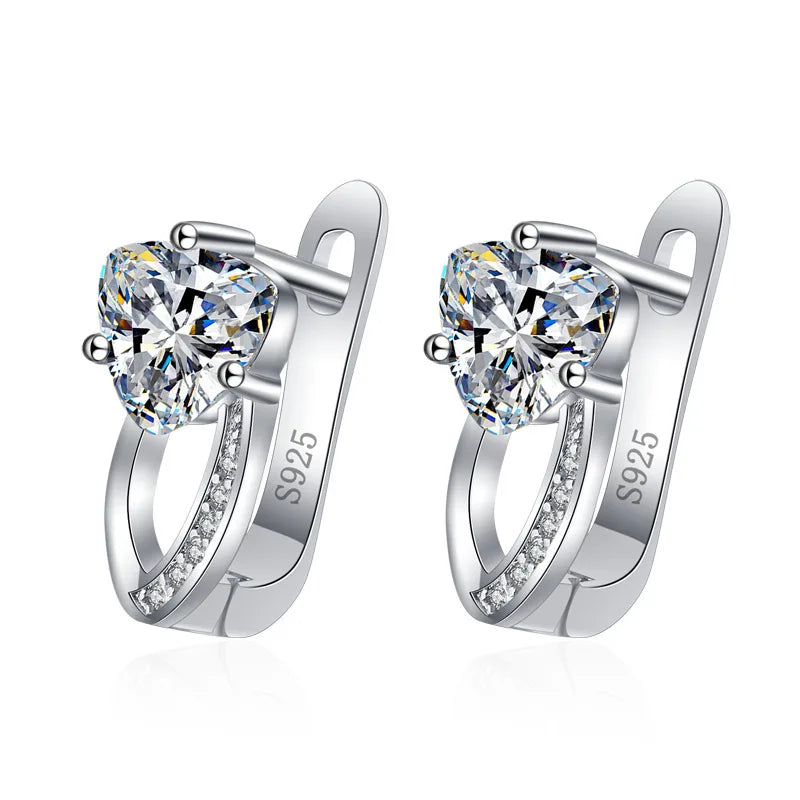 925 Sterling Silver Earrings Jewelry High Quality