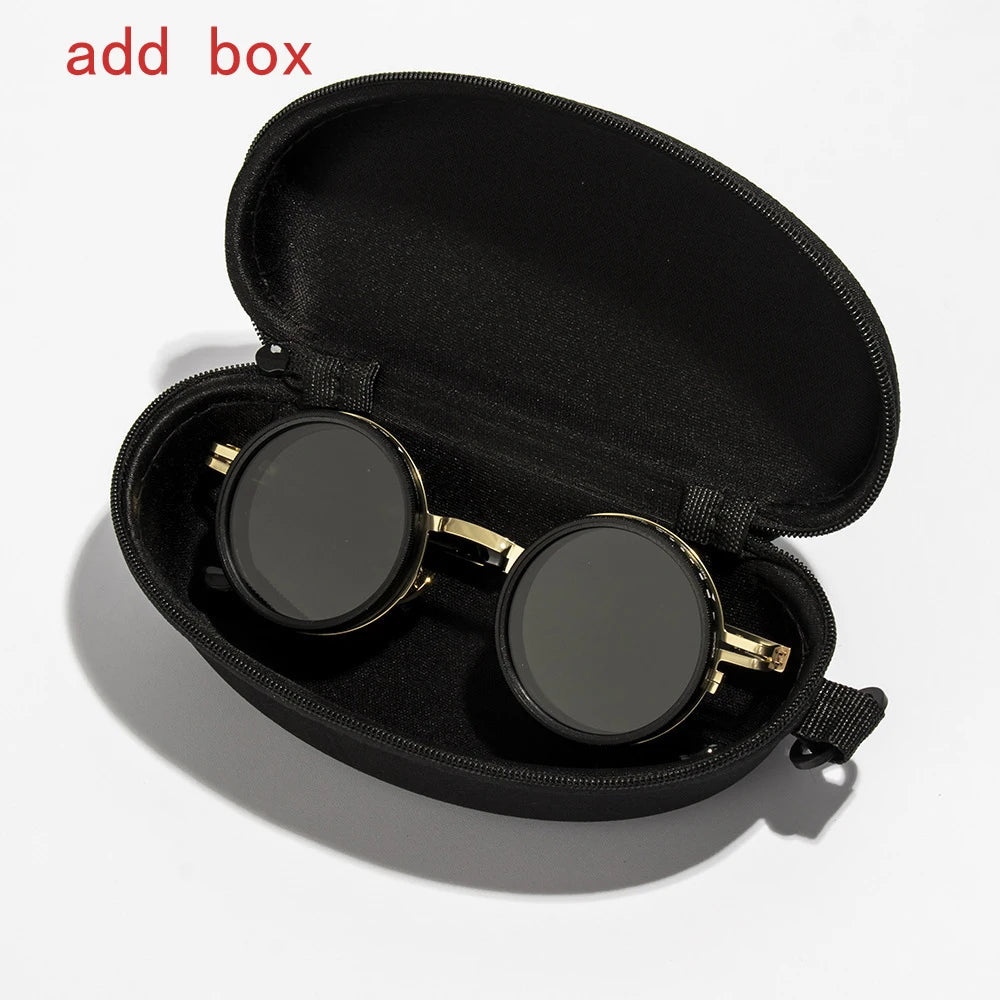 New unisex handmade Glazzy Polarized Circular Sunglasses