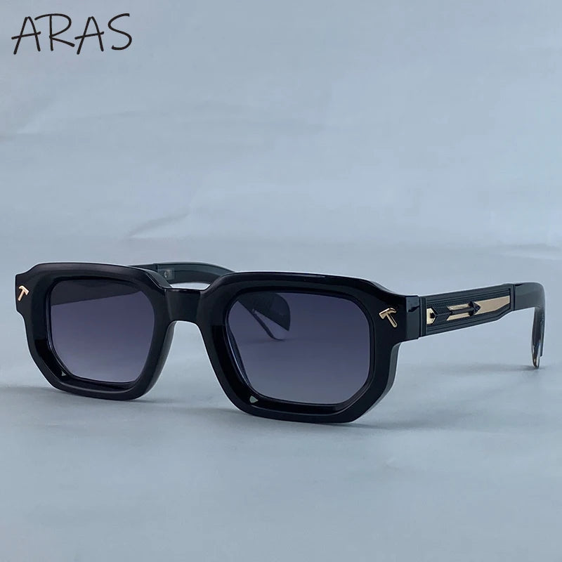 ARAS Vintage Polarized Square Sunglasses