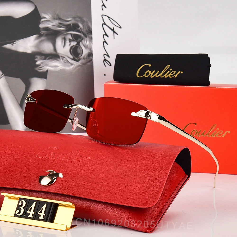 COWLIER Chic Rectangle Sunglasses