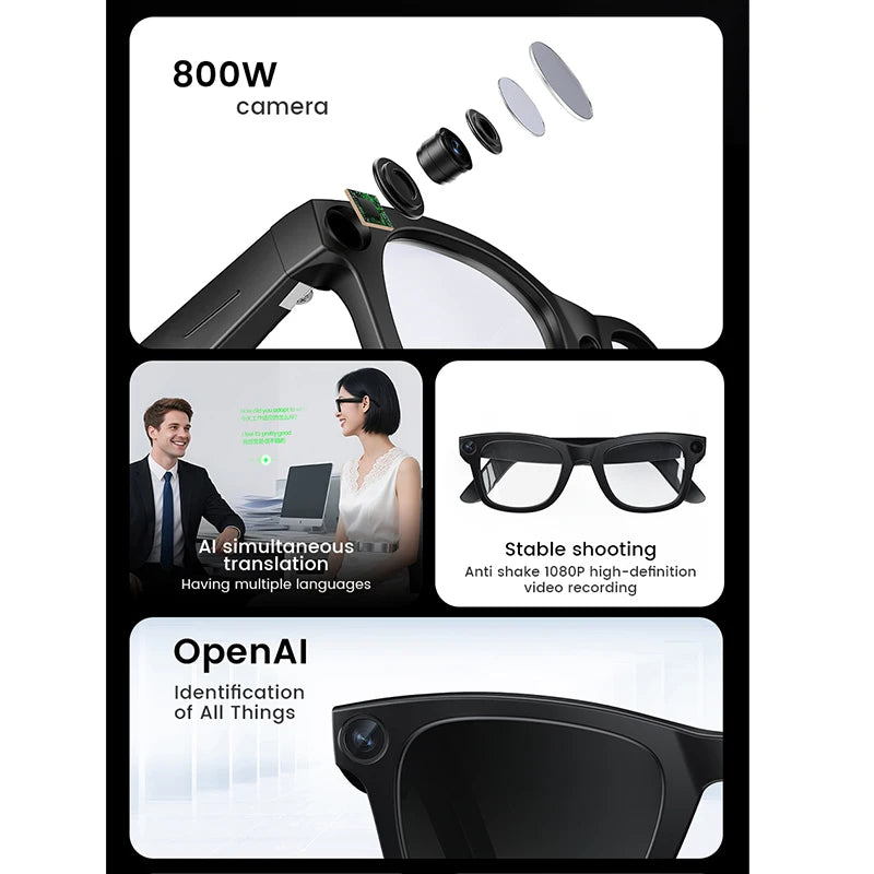 YAOCX AI Smart Vision Glasses