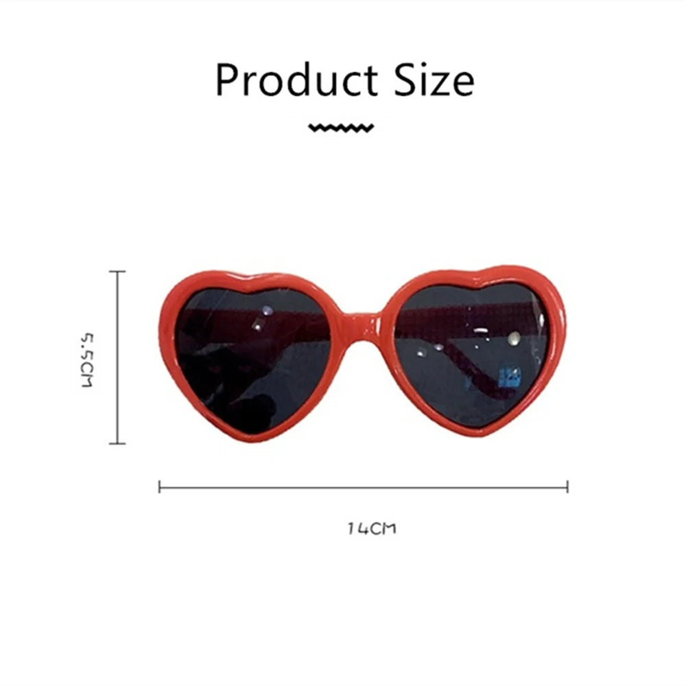 Heart Glow Diffraction Glasses