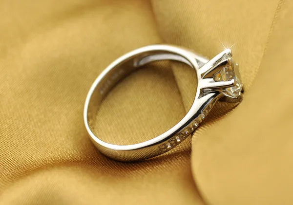Luxe Geometric Sterling Silver Ring
