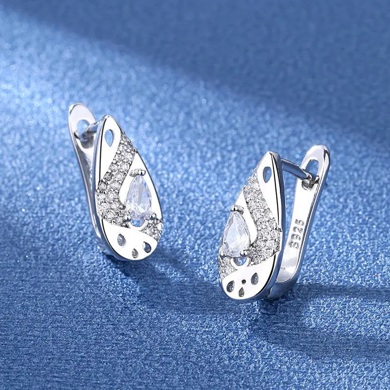 925 Sterling Silver Earrings Jewelry High Quality