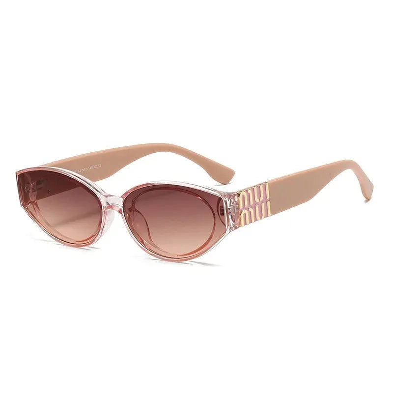 TAFN Gradient Oval Sunglasses
