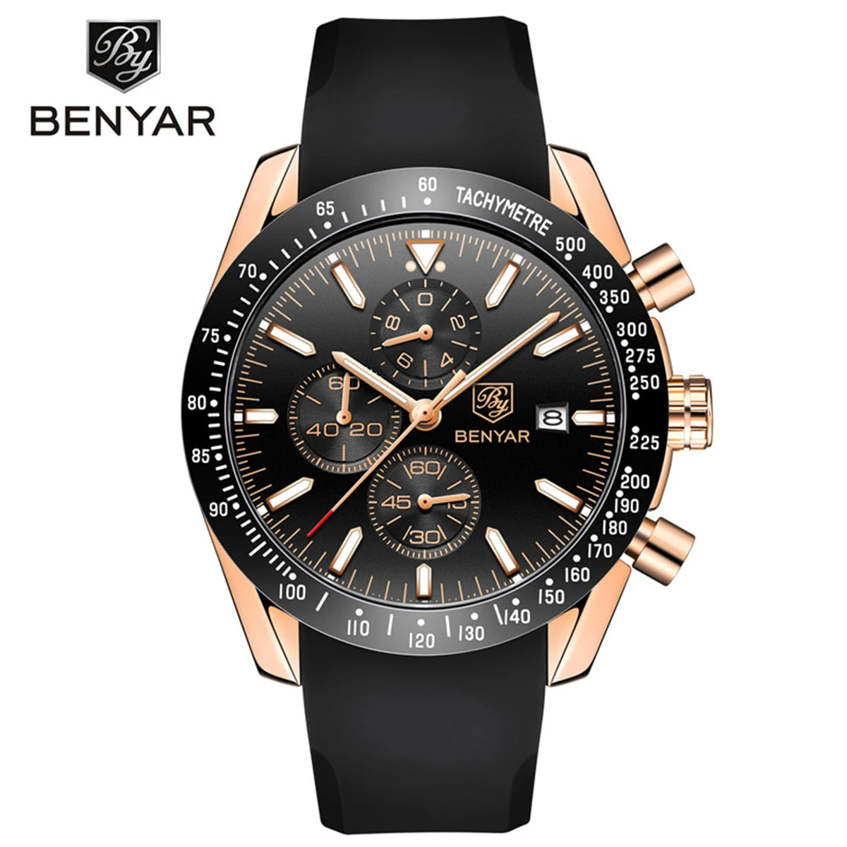 BENYAR Luxury Leather Watch