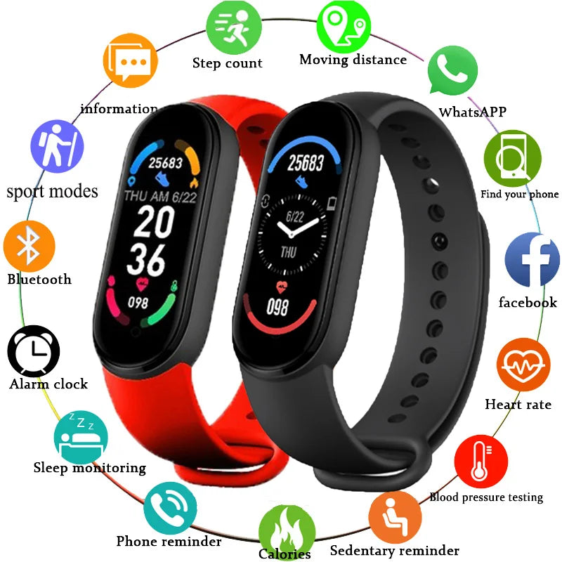 OPUYYM M6 Smart Fitness Band