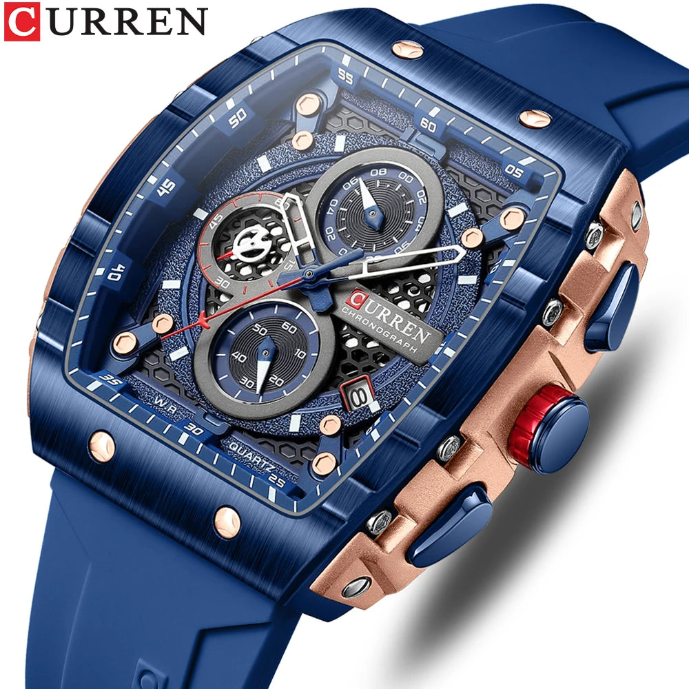 CURREN Sport Rectangle Watch