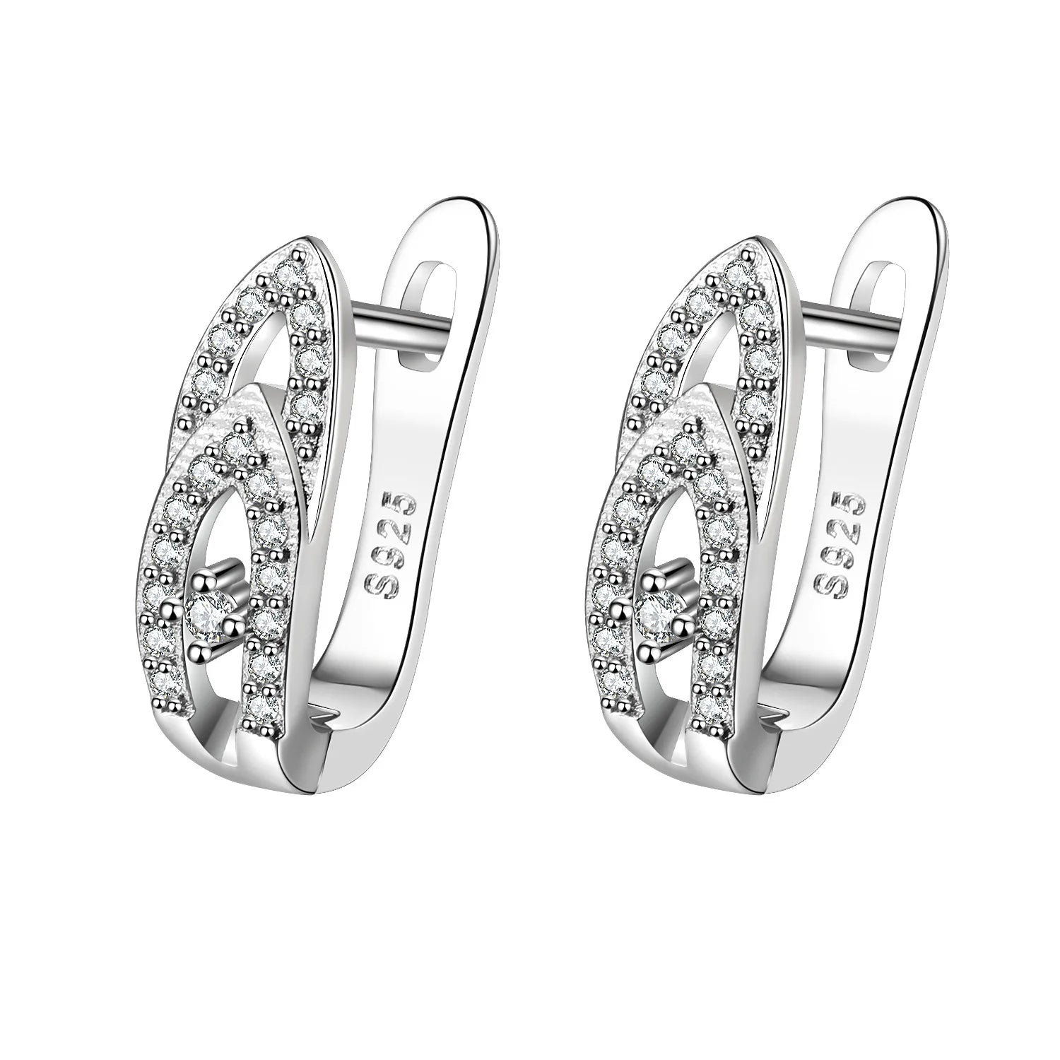 925 Sterling Silver Earrings Jewelry High Quality