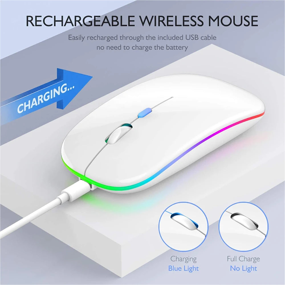 GlowClick Dual Mode Wireless Mouse