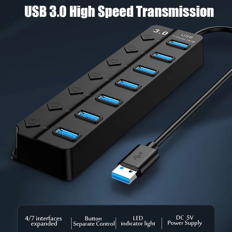 UltraConnect 7-Port USB Hub