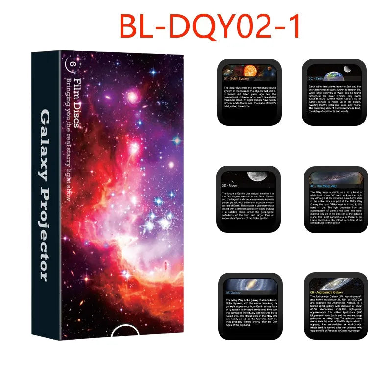 Galaxy Projector Film Disc Set 6 Pack