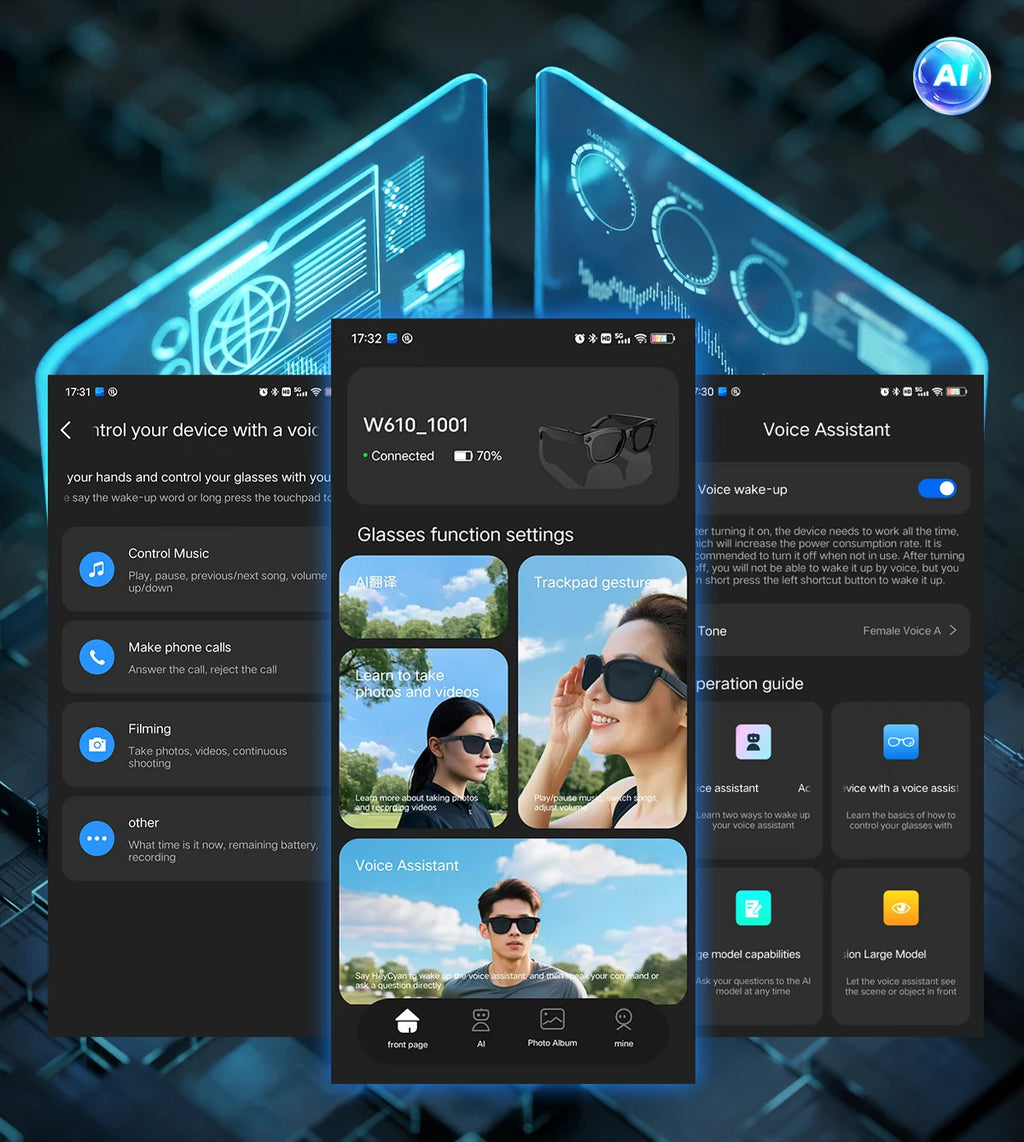 SmartVision AI Glasses