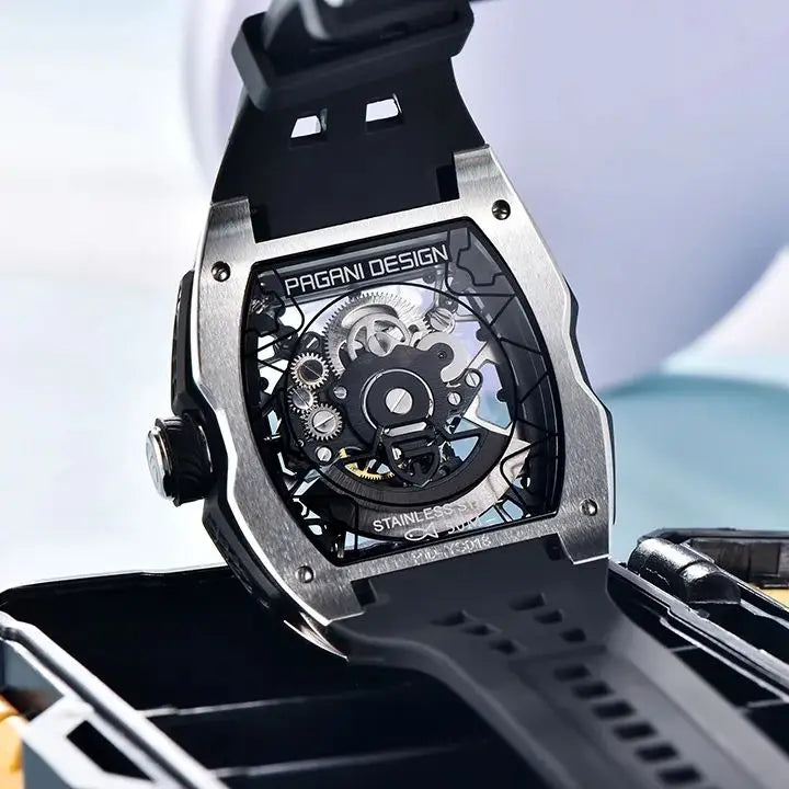 PAGANI DESIGN PD-YS018 Skeleton Automatic Watch